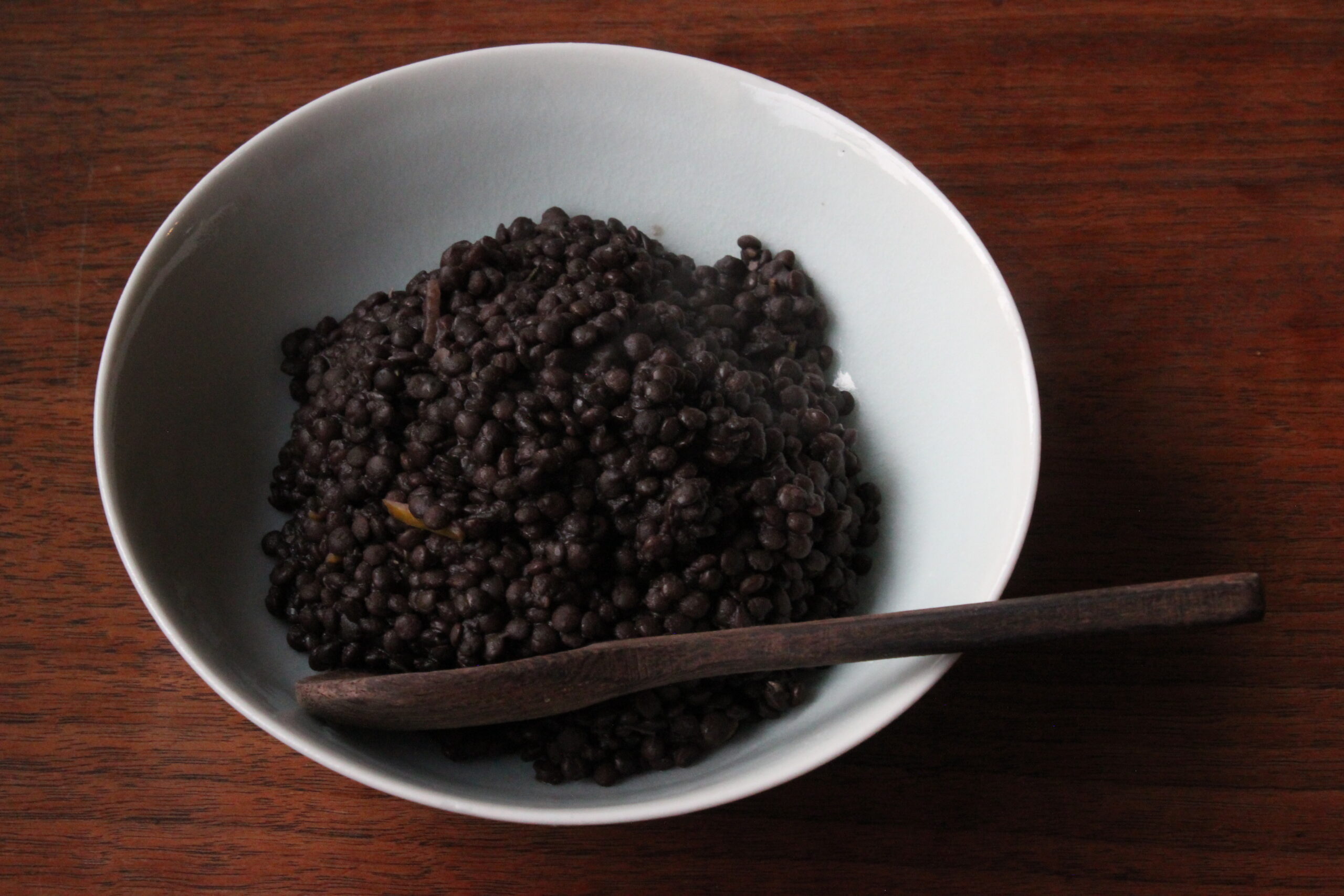 Vegan Savory Black Lentils—pure delight!
