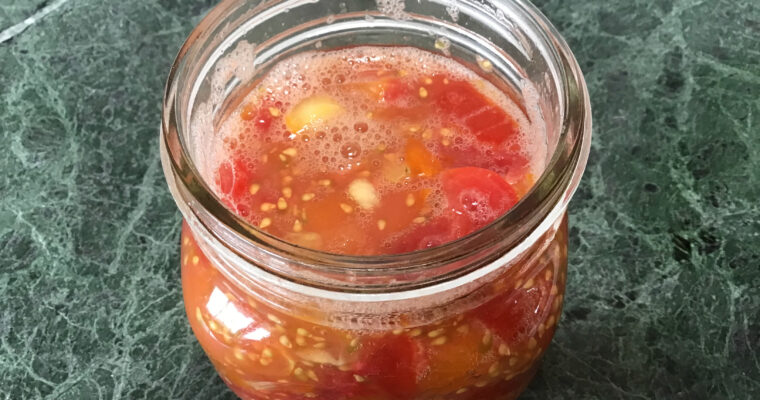 Fermented Tomato Sauce—unstoppable deliciousness!!