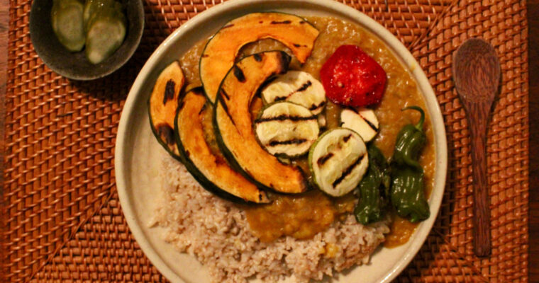 Super Delicious! Japanese Vegan Grilled Vegetable Curry