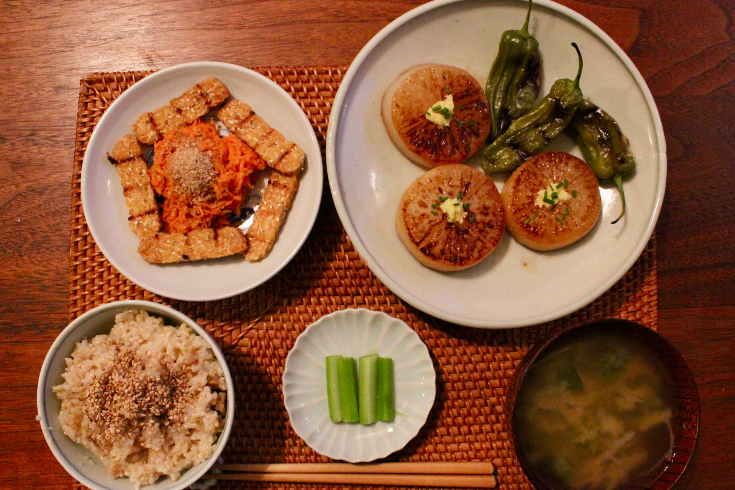 Japanese Dinner with Daikon